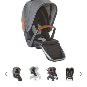 Contours Element second stroller seat. Color: Gray